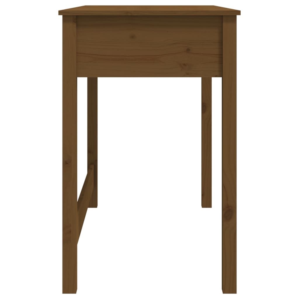 Bureau avec tiroirs Marron miel 100x50x78 cm Bois massif de pin - XIOS