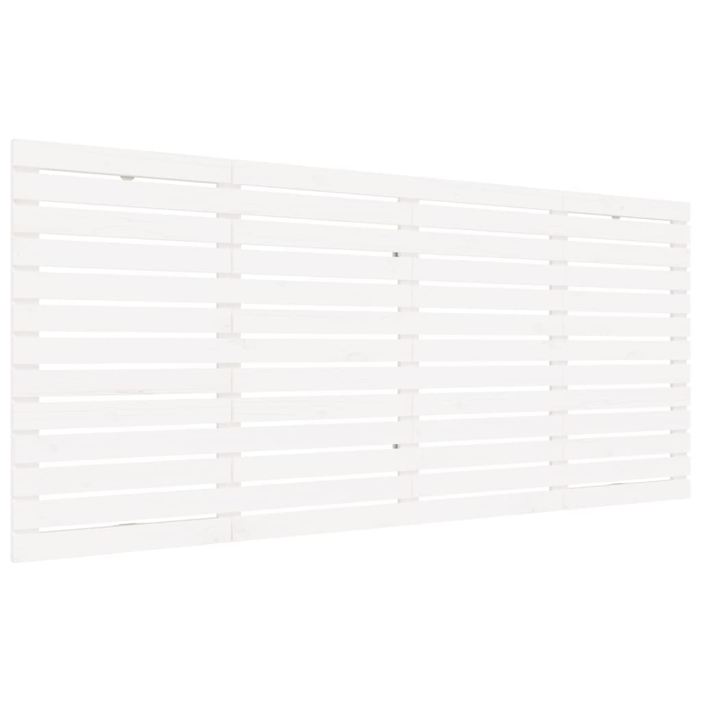Tête de lit murale Blanc 166x3x91,5 cm Bois massif de pin - XIOS