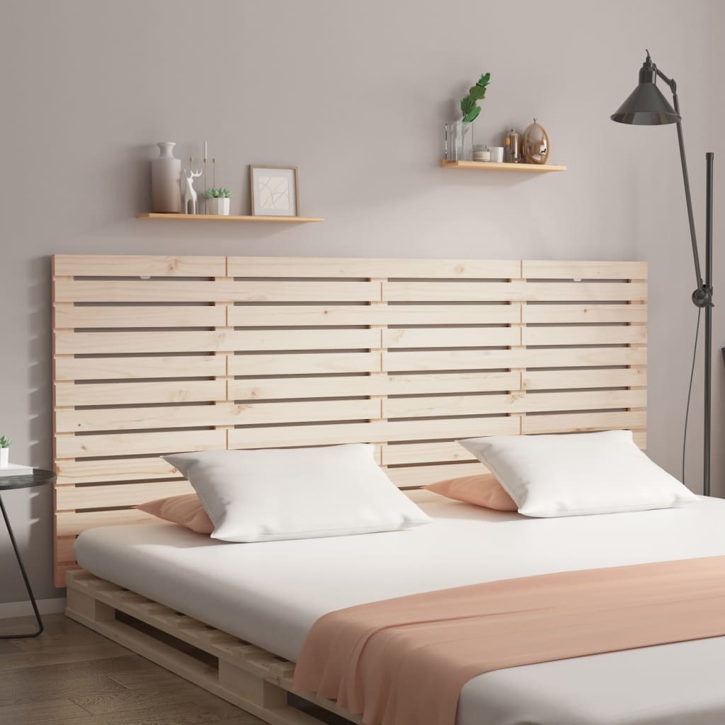 Tête de lit murale 186x3x91,5 cm Bois massif de pin - XIOS