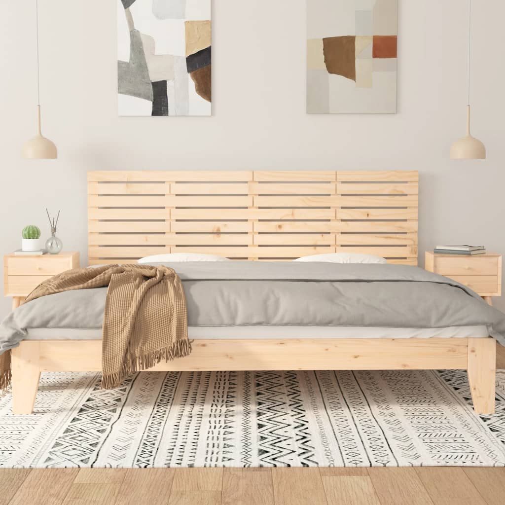 Tête de lit murale 206x3x63 cm Bois massif de pin - XIOS