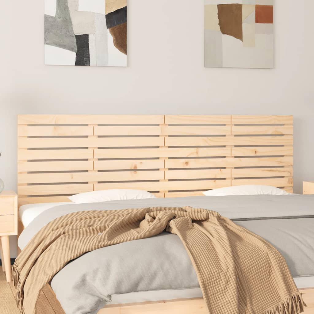 Tête de lit murale 206x3x63 cm Bois massif de pin - XIOS