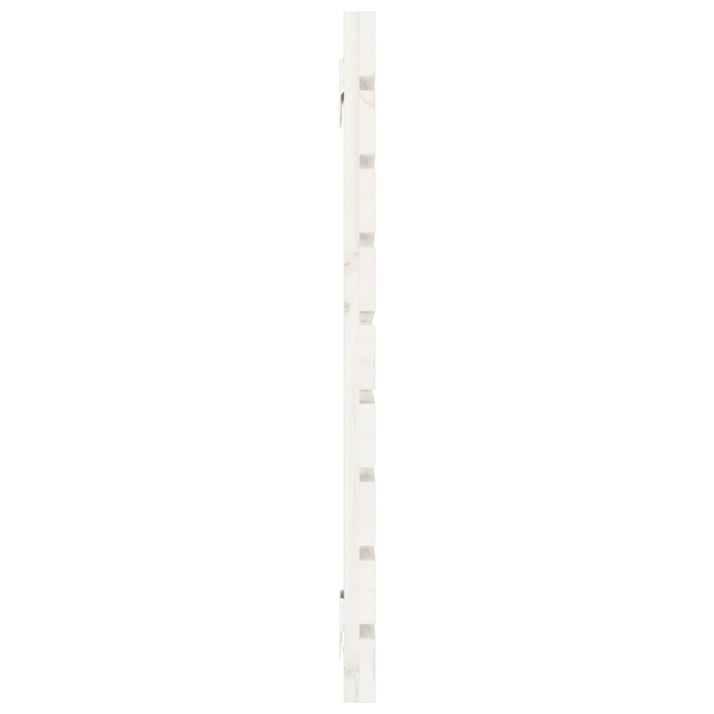 Tête de lit murale Blanc 156x3x63 cm Bois massif de pin - XIOS
