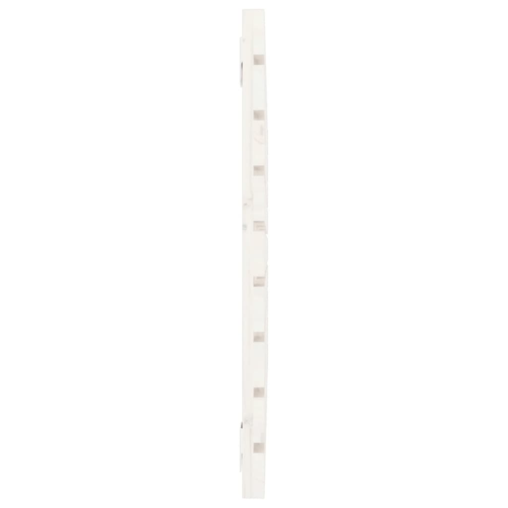 Tête de lit murale Blanc 81x3x63 cm Bois massif de pin - XIOS