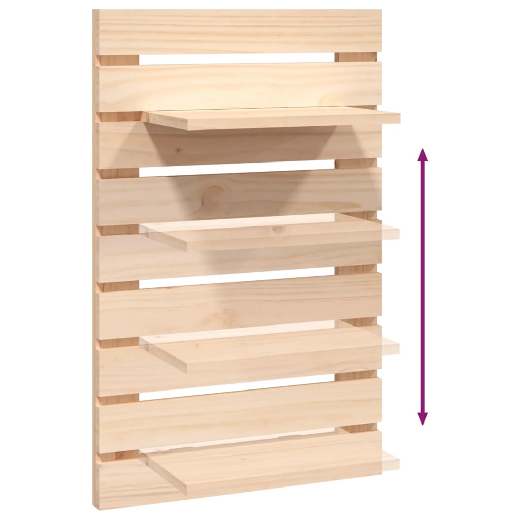 Étagères de chevet murales 2 pcs Bois de pin massif - XIOS