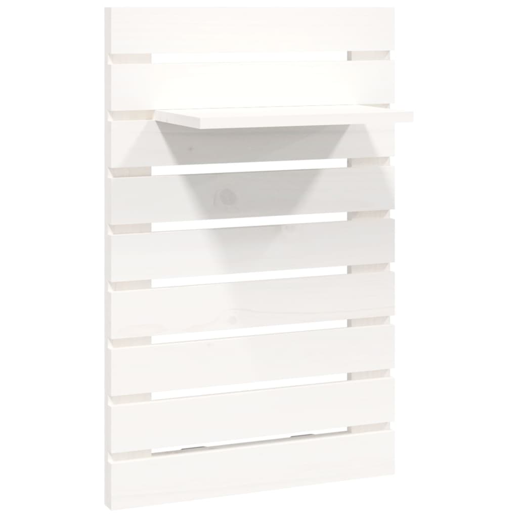 Étagères de chevet murales 2 pcs Blanc Bois de pin massif - XIOS