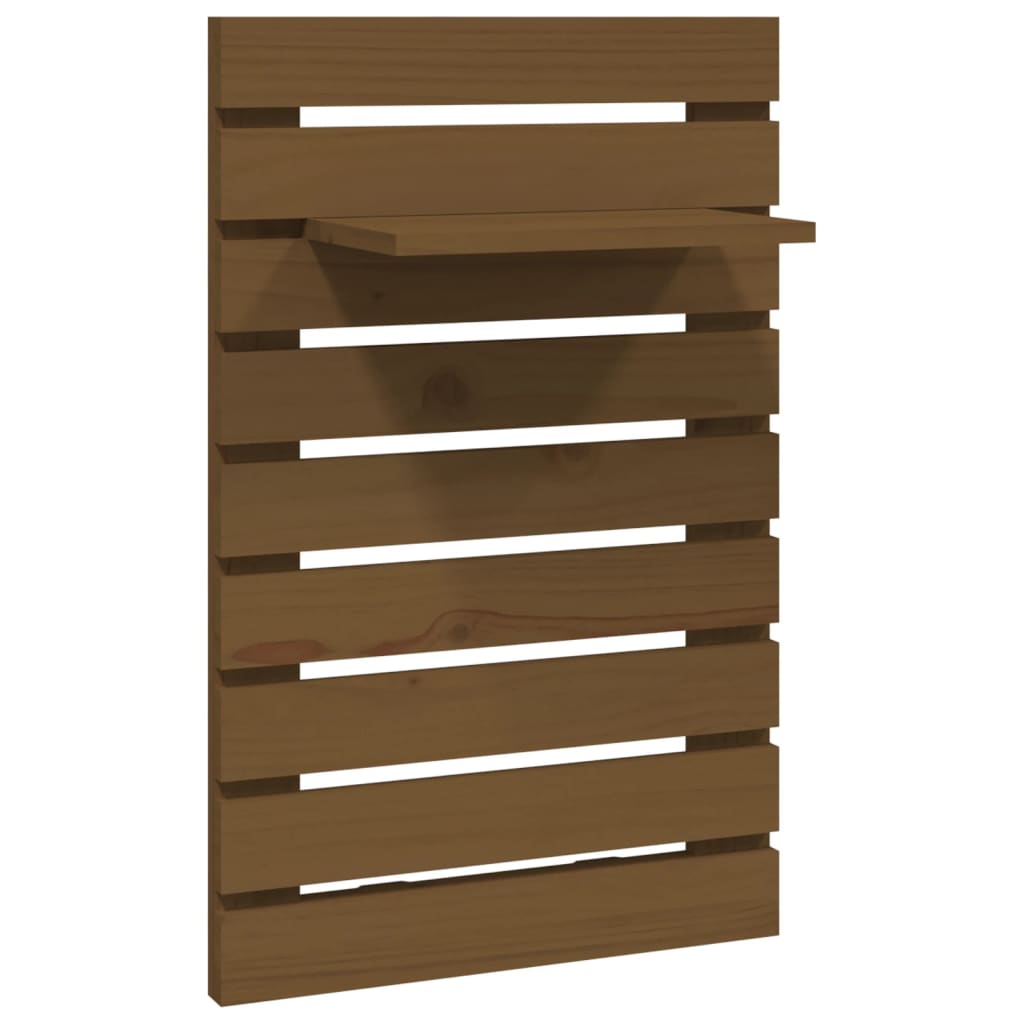 Étagères de chevet murales 2 pcs Marron miel Bois de pin massif - XIOS