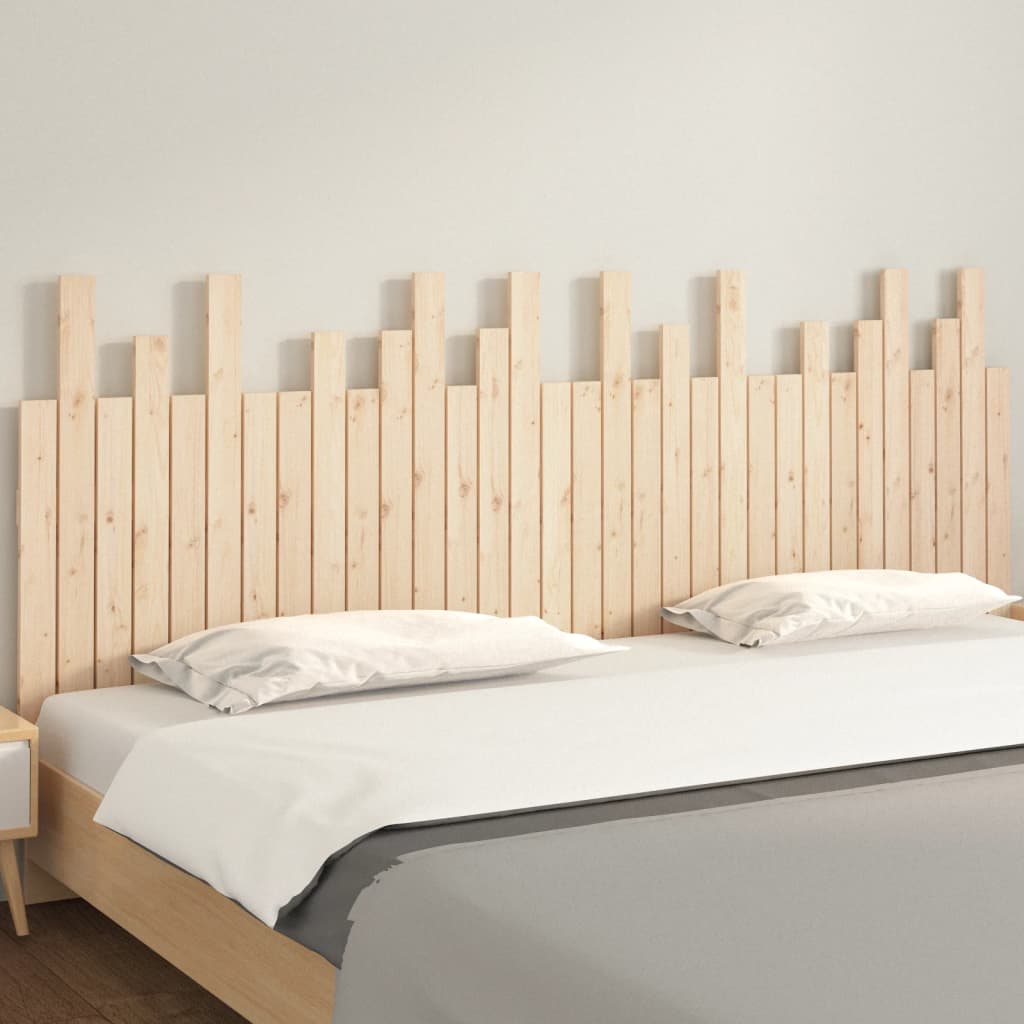 Tête de lit murale 204x3x80 cm Bois massif de pin - XIOS