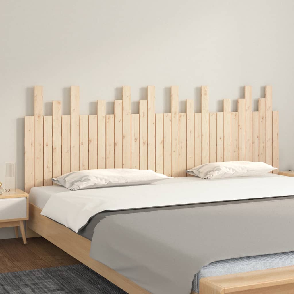 Tête de lit murale 204x3x80 cm Bois massif de pin - XIOS