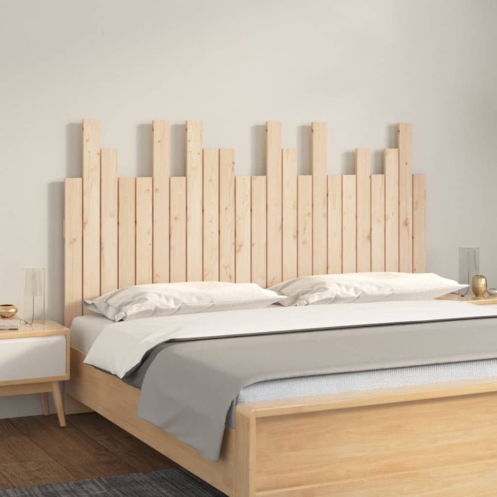Tête de lit murale 146,5x3x80 cm Bois massif de pin - XIOS
