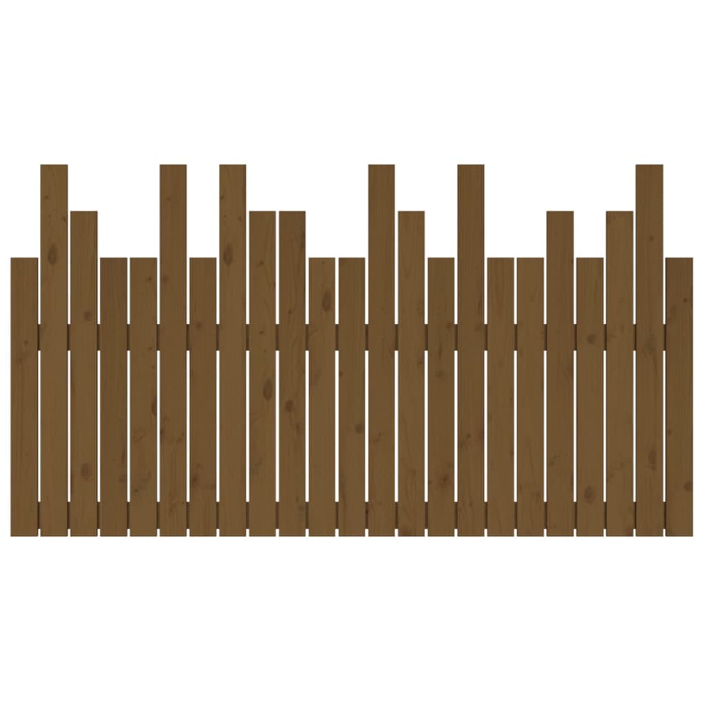 Tête de lit murale Marron miel 146,5x3x80 cm Bois massif de pin - XIOS