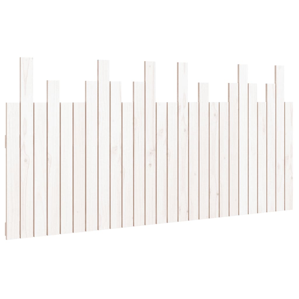 Tête de lit murale Blanc 166x3x80 cm Bois massif de pin - XIOS