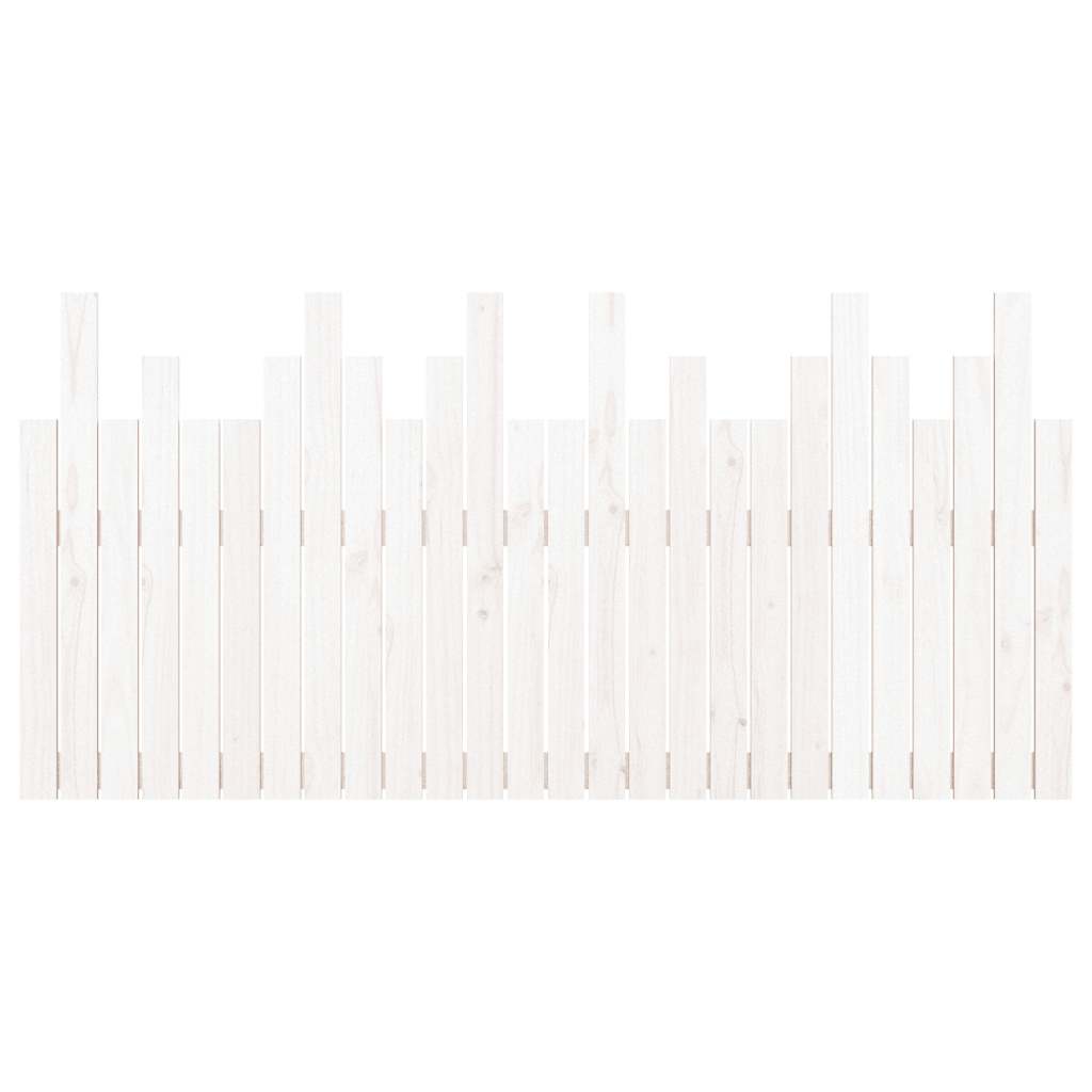 Tête de lit murale Blanc 166x3x80 cm Bois massif de pin - XIOS