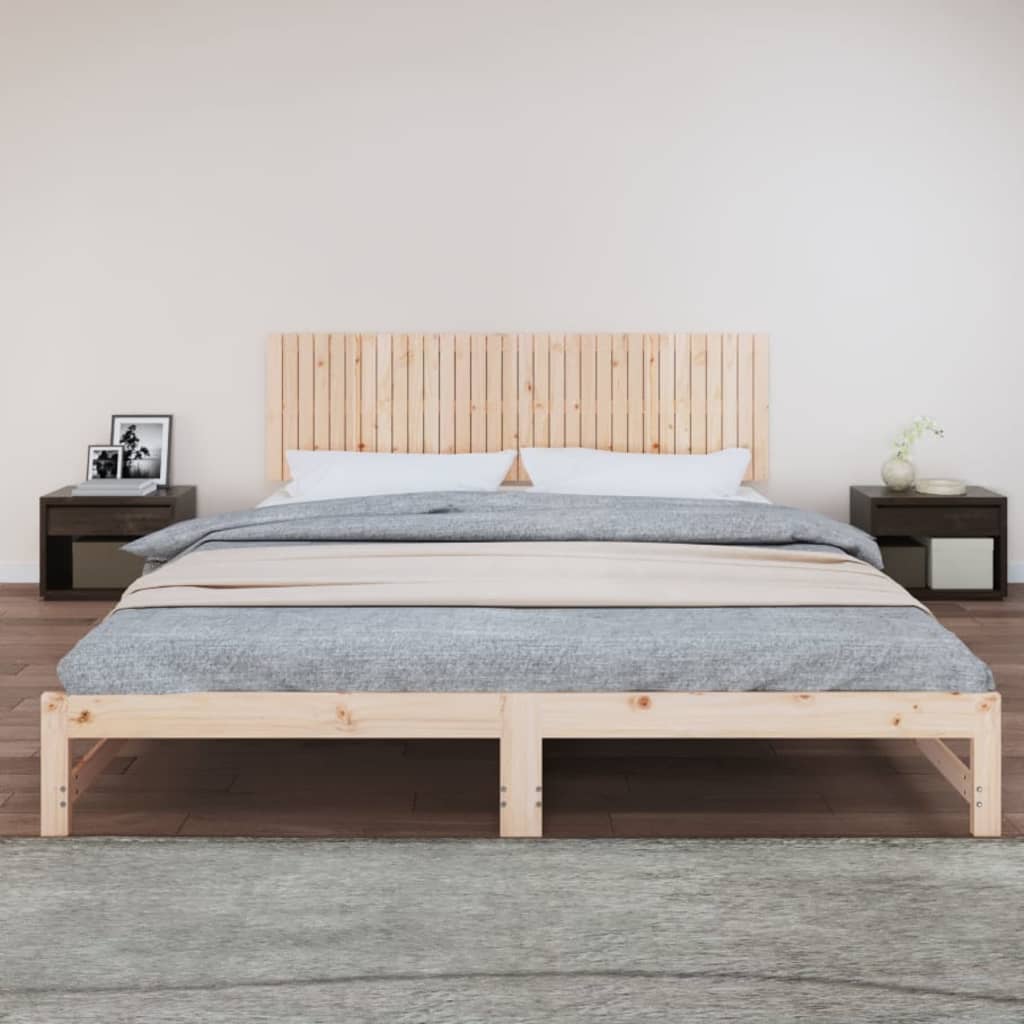 Tête de lit murale 204x3x60 cm Bois massif de pin - XIOS