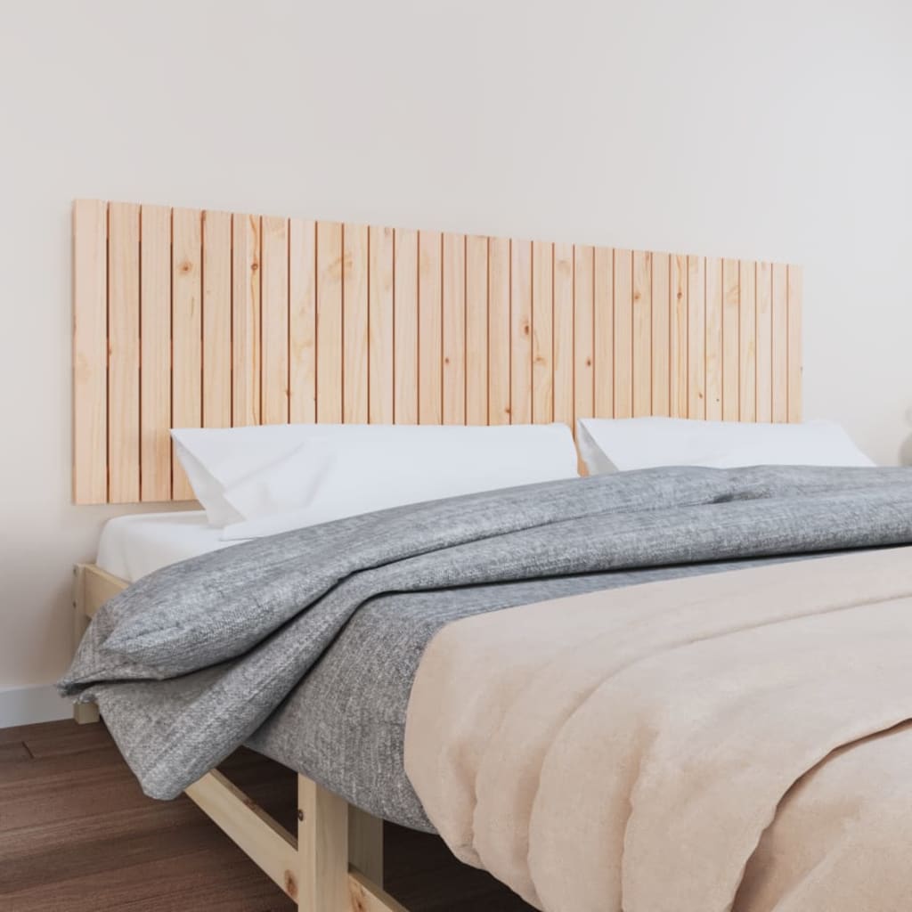 Tête de lit murale 204x3x60 cm Bois massif de pin - XIOS