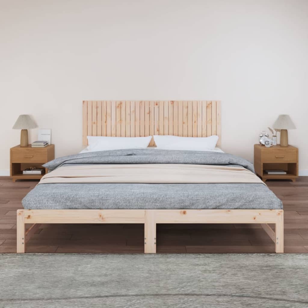 Tête de lit murale 185x3x60 cm Bois massif de pin - XIOS