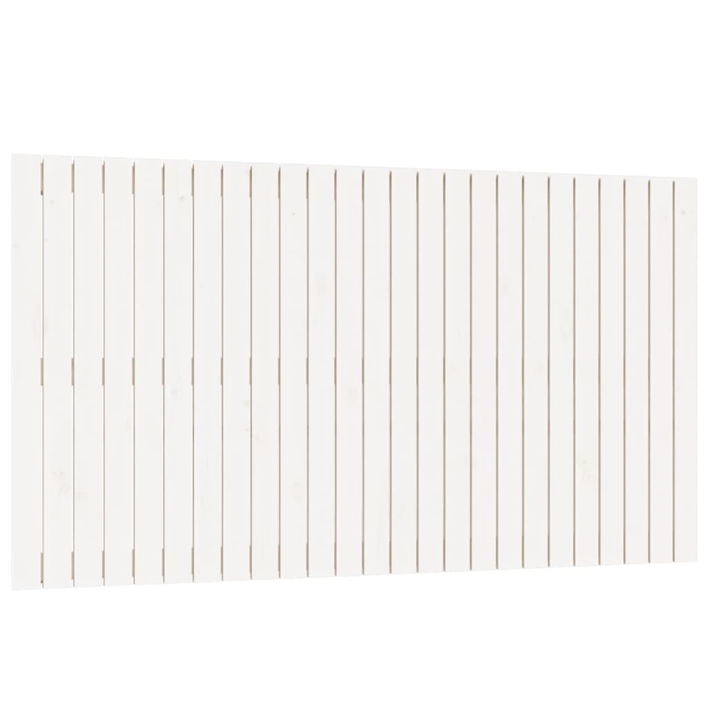 Tête de lit murale Blanc 159,5x3x90 cm Bois massif de pin - XIOS