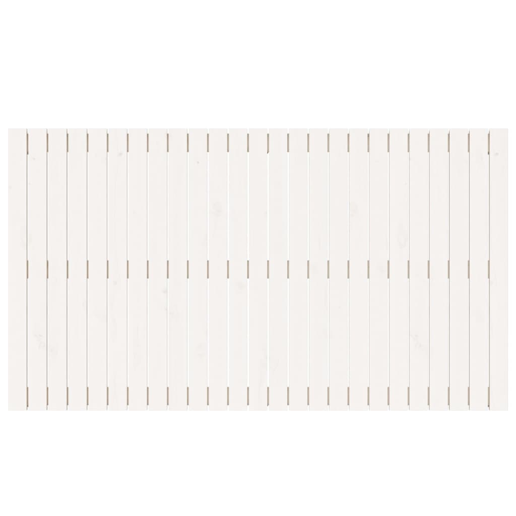 Tête de lit murale Blanc 159,5x3x90 cm Bois massif de pin - XIOS