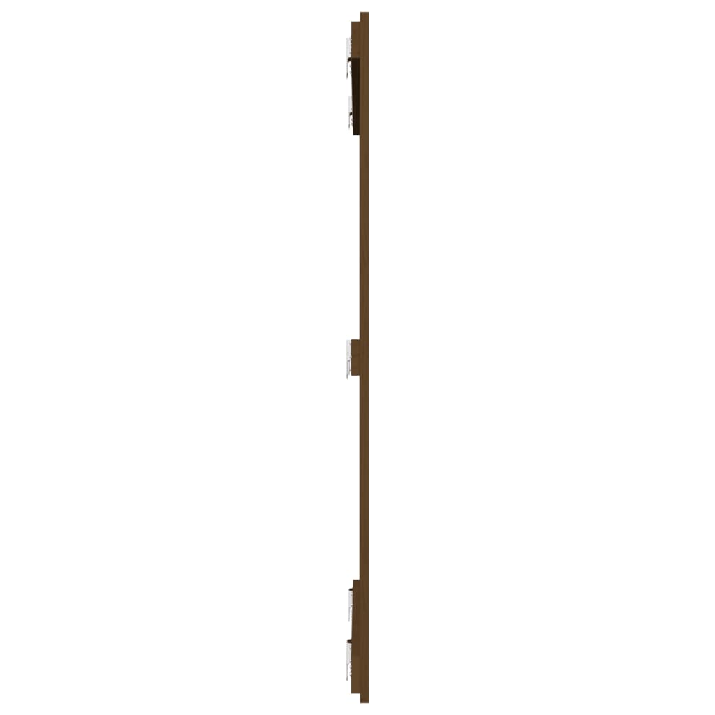 Tête de lit murale Marron miel 95,5x3x110 cm Bois massif de pin - XIOS