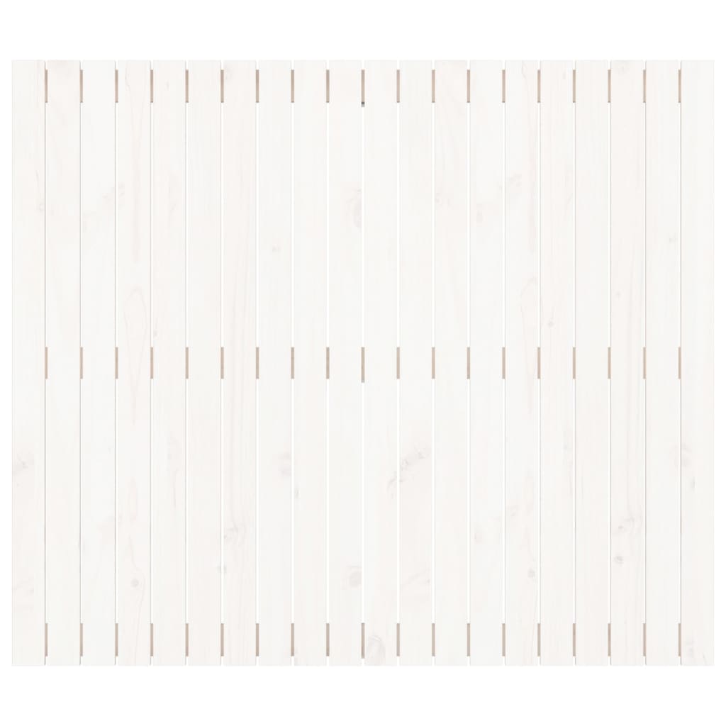 Tête de lit murale Blanc 127,5x3x110 cm Bois massif de pin - XIOS