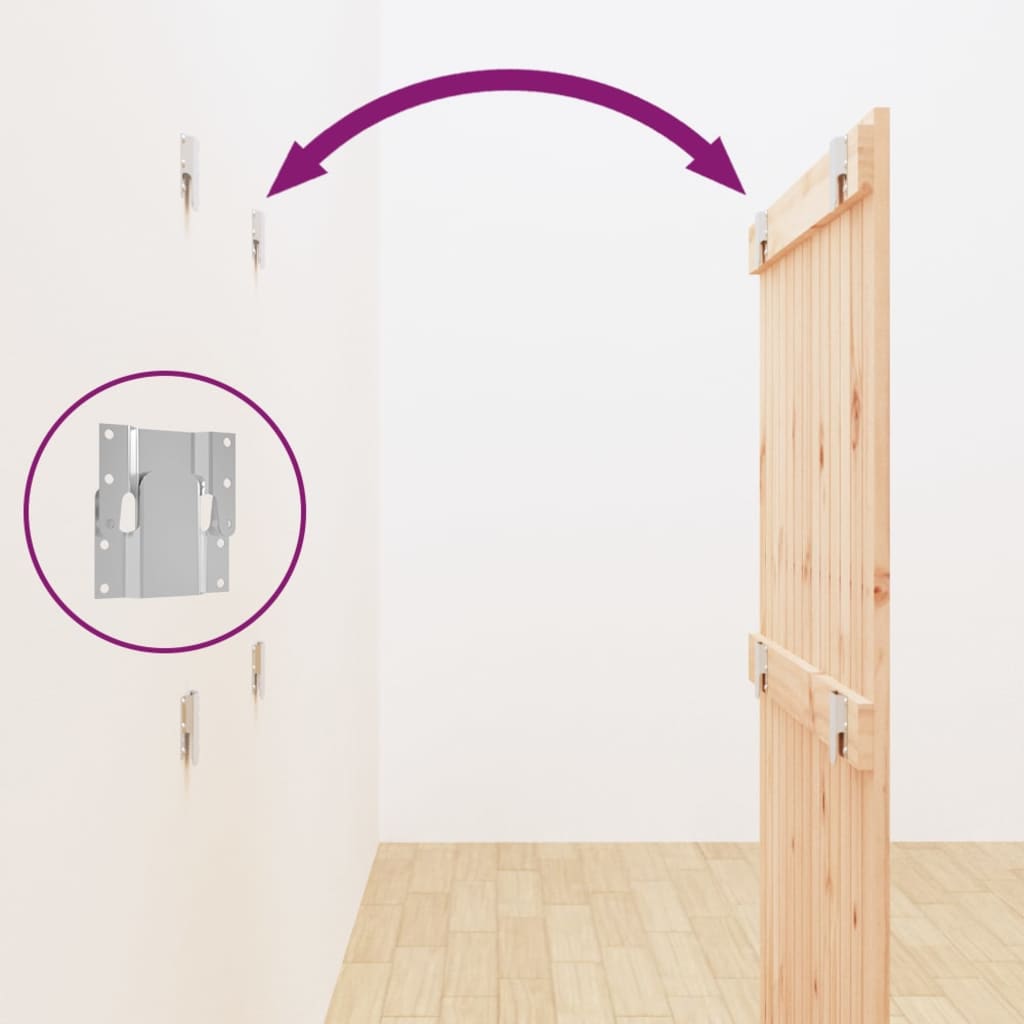 Tête de lit murale 82,5x3x110 cm Bois massif de pin - XIOS