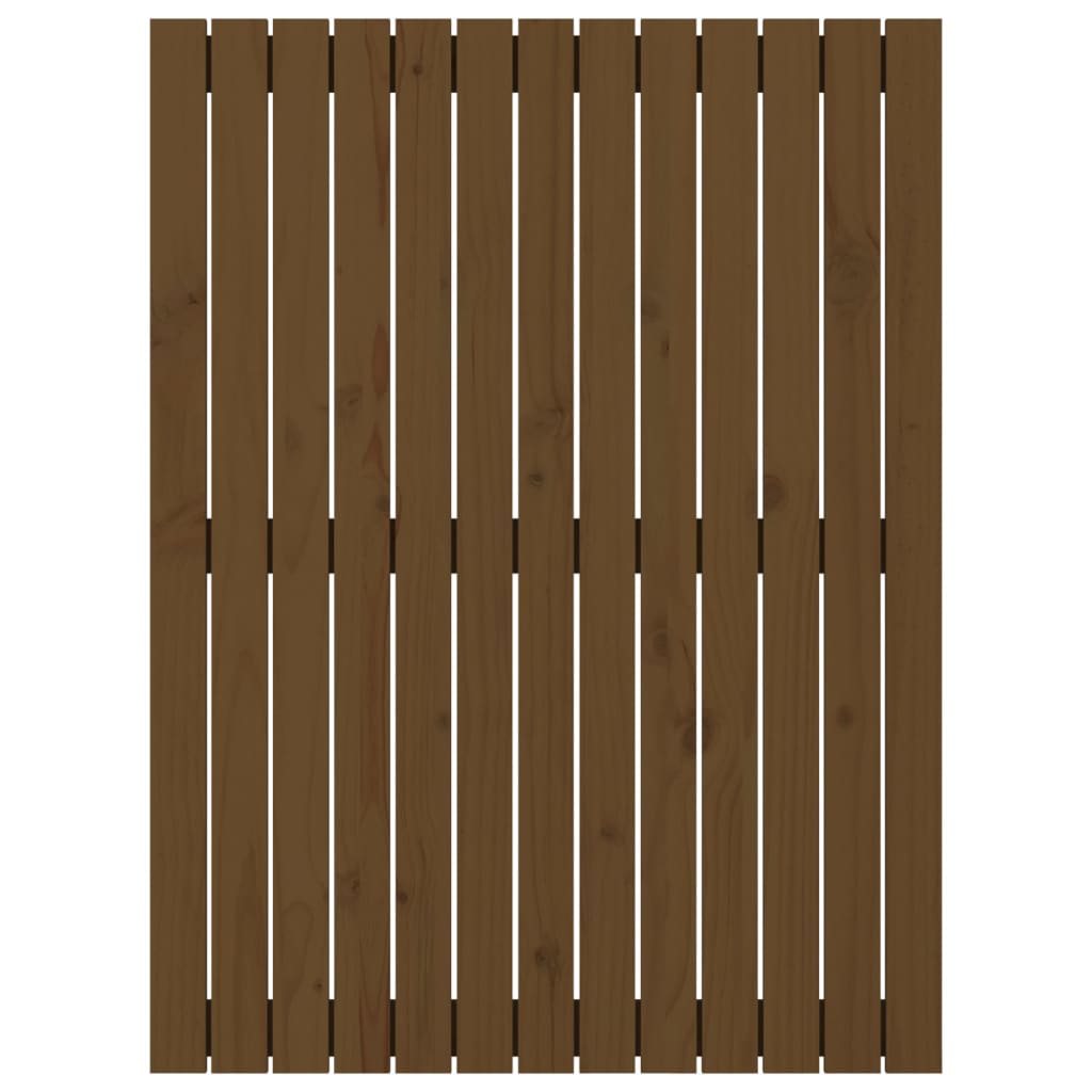 Tête de lit murale Marron miel 82,5x3x110 cm Bois massif de pin - XIOS