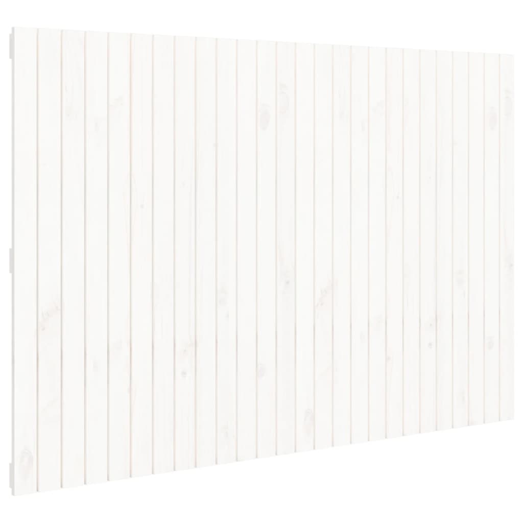 Tête de lit murale Blanc 166x3x110 cm Bois massif de pin - XIOS