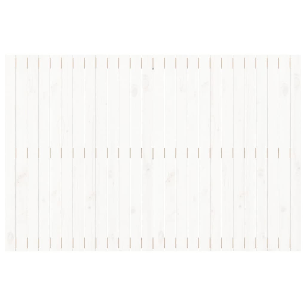 Tête de lit murale Blanc 166x3x110 cm Bois massif de pin - XIOS