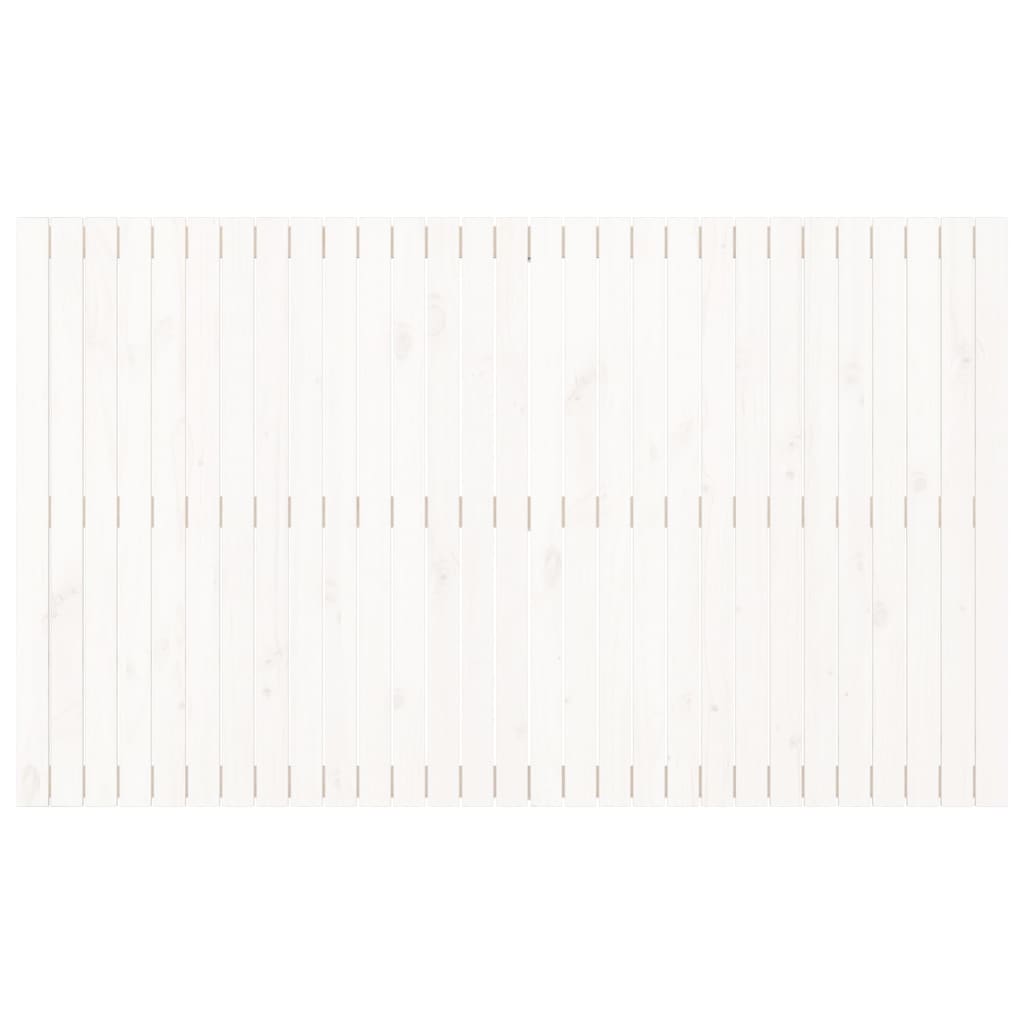 Tête de lit murale Blanc 185x3x110 cm Bois massif de pin - XIOS