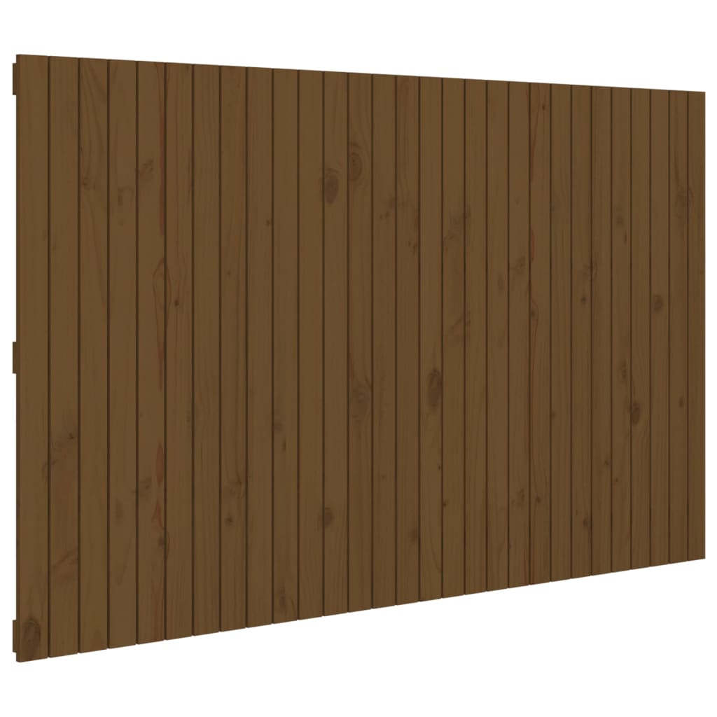 Tête de lit murale Marron miel 185x3x110 cm Bois massif de pin - XIOS