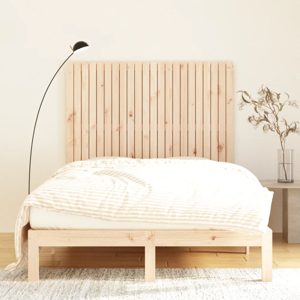 Tête de lit murale 140x3x110 cm Bois massif de pin - XIOS
