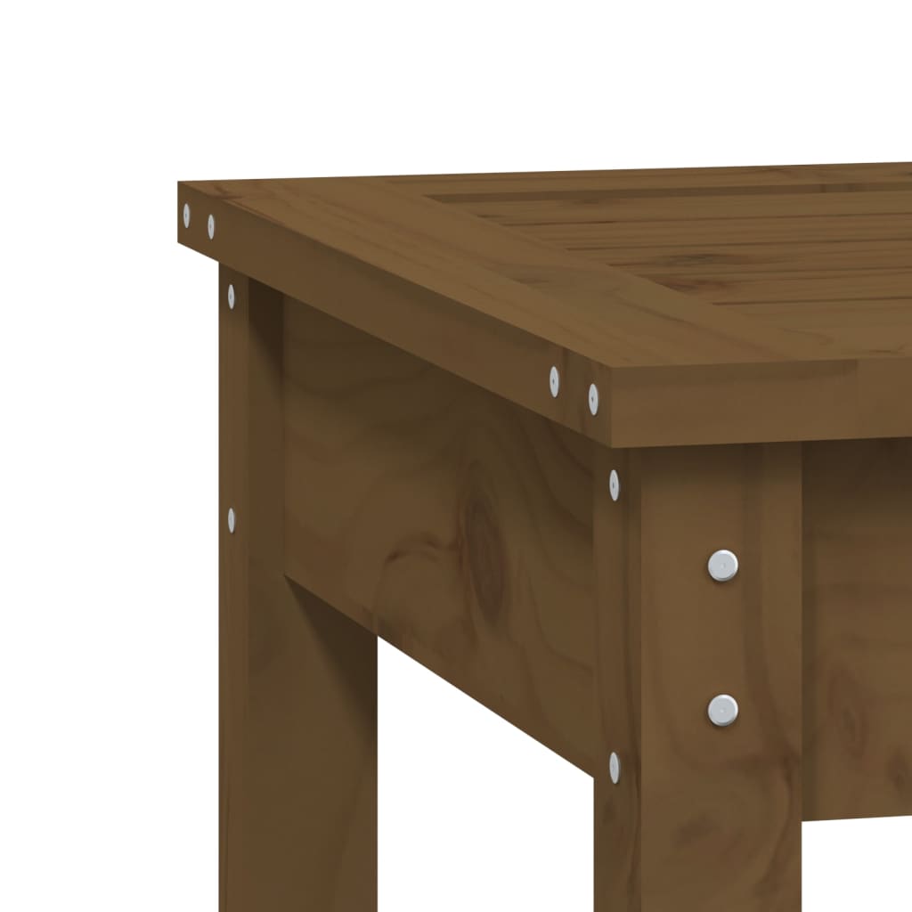 Banc de jardin marron miel 50x44x45 cm bois de pin massif Bancs de jardin vidaXL