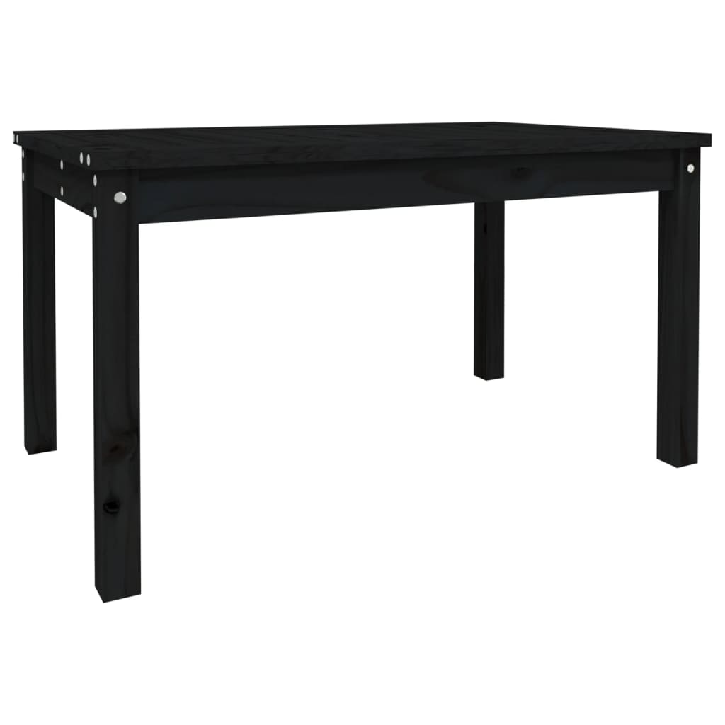 Table de jardin noir 82,5x50,5x45 cm bois massif de pin Tables de jardin vidaXL