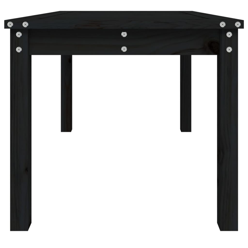Table de jardin noir 82,5x50,5x45 cm bois massif de pin Tables de jardin vidaXL