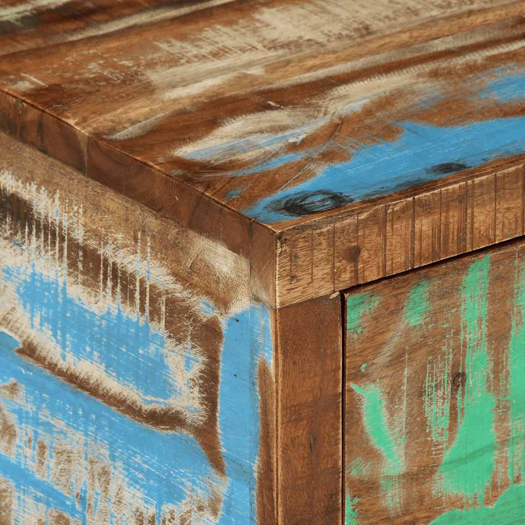 Meuble TV (118-200) x 30 x 40 cm en bois massif recyclé - XIOS