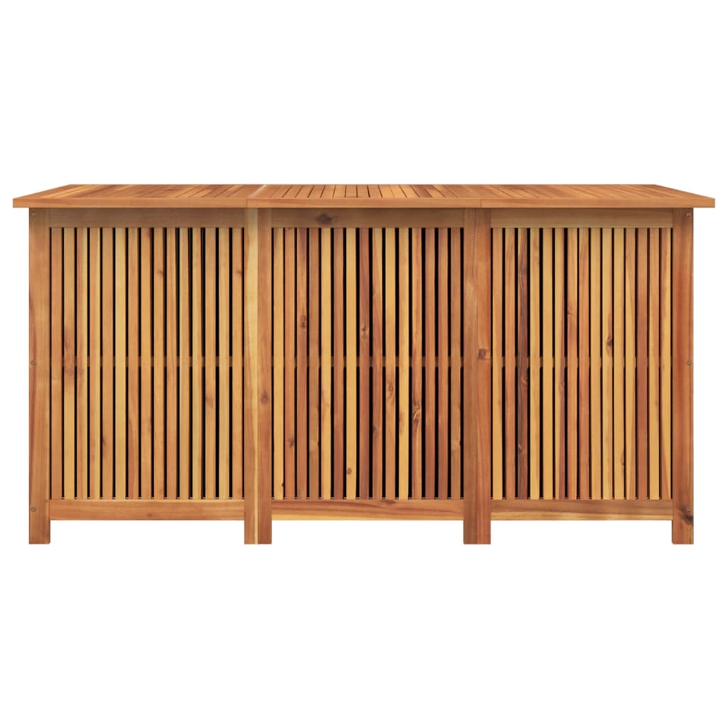 Boîte de rangement de jardin 150x80x75 cm bois massif d'acacia Coffres de jardin vidaXL