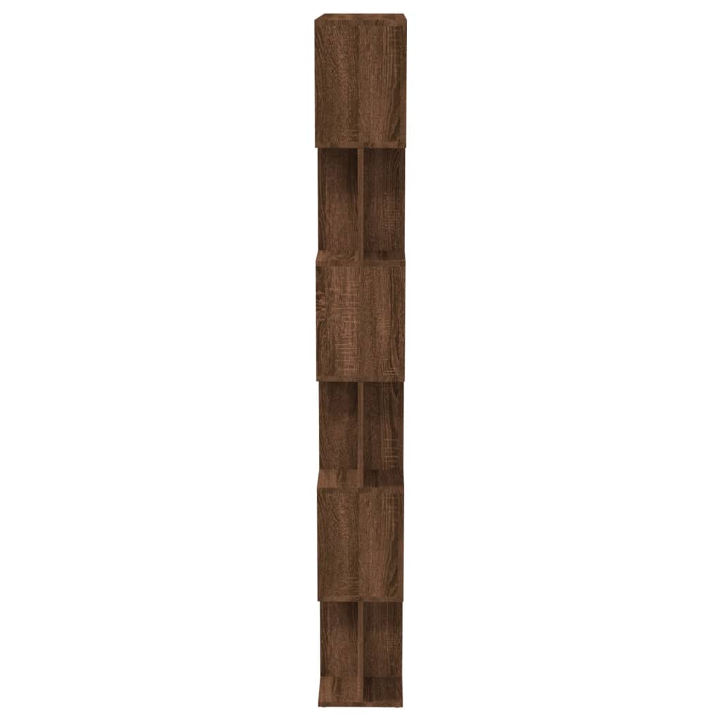 Bibliothèque/Cloison Chêne marron 80x24x192cm Bois d'ingénierie - XIOS