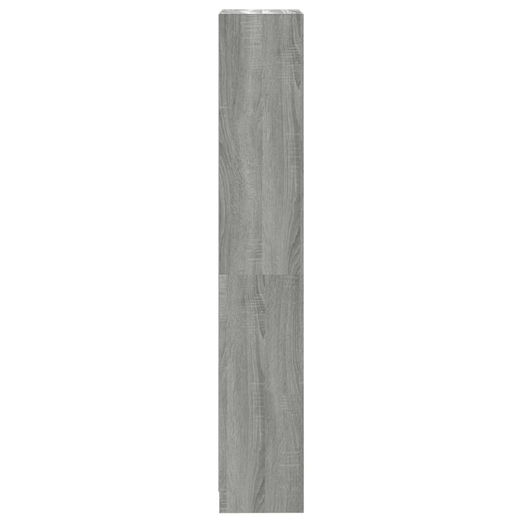Bibliothèque 4 niveaux Sonoma gris 40x24x143 cm - XIOS
