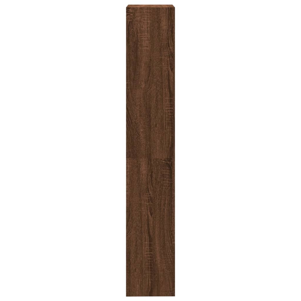 Bibliothèque 4 niveaux Chêne marron 40x24x143cm Bois ingénierie - XIOS
