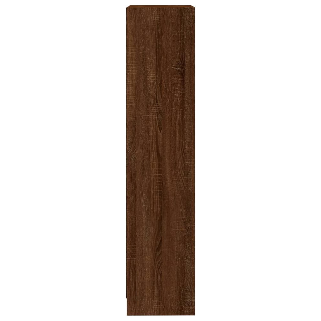 Bibliothèque 3 niveaux Chêne marron 40x24x109cm Bois ingénierie - XIOS