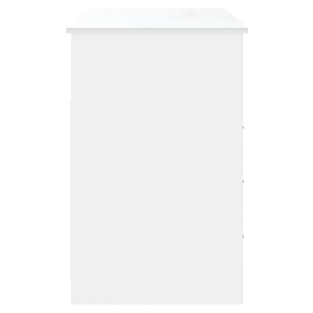 Bureau avec tiroirs Blanc 102x50x76 cm Bois d'ingénierie Bureaux vidaXL