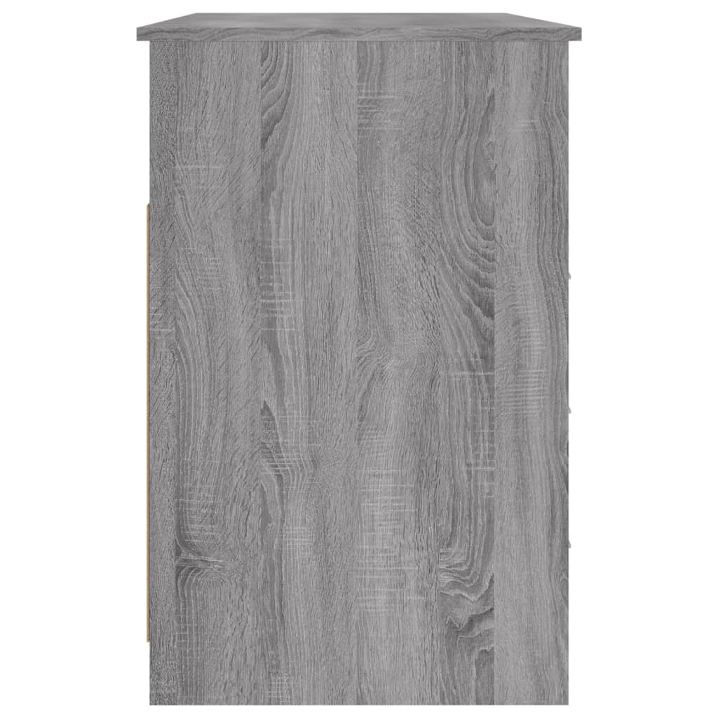 Bureau avec tiroirs Sonoma gris 102x50x76 cm Bois d'ingénierie Bureaux vidaXL   