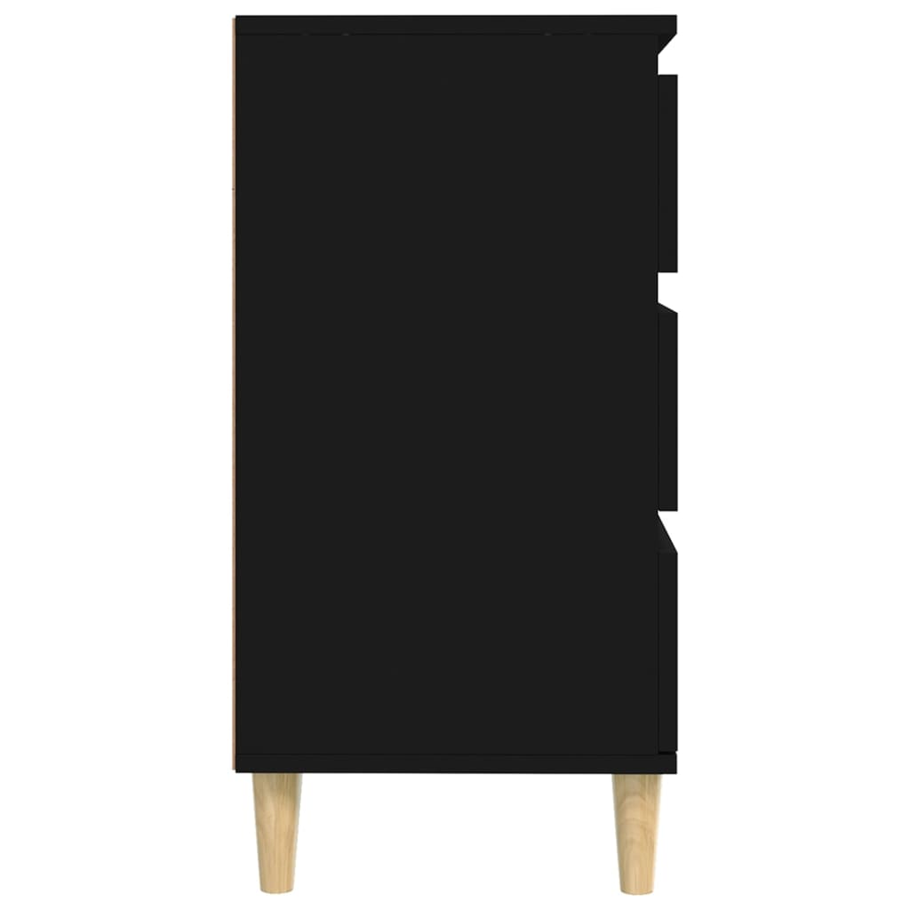 Buffet Noir 60x35x70 cm Bois d'ingénierie - XIOS