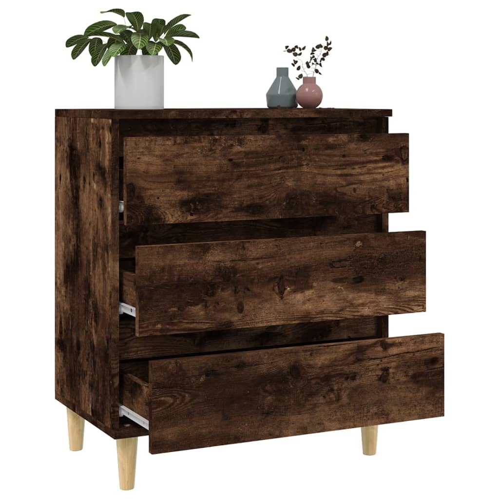 Buffet Chêne fumé 60x35x70 cm Bois d'ingénierie - XIOS