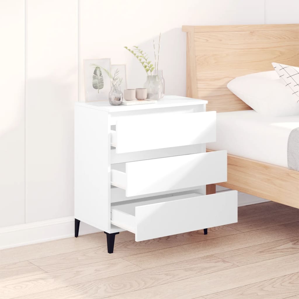Buffet Blanc 60x35x70 cm Bois d'ingénierie - XIOS