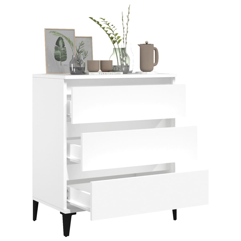 Buffet Blanc 60x35x70 cm Bois d'ingénierie - XIOS
