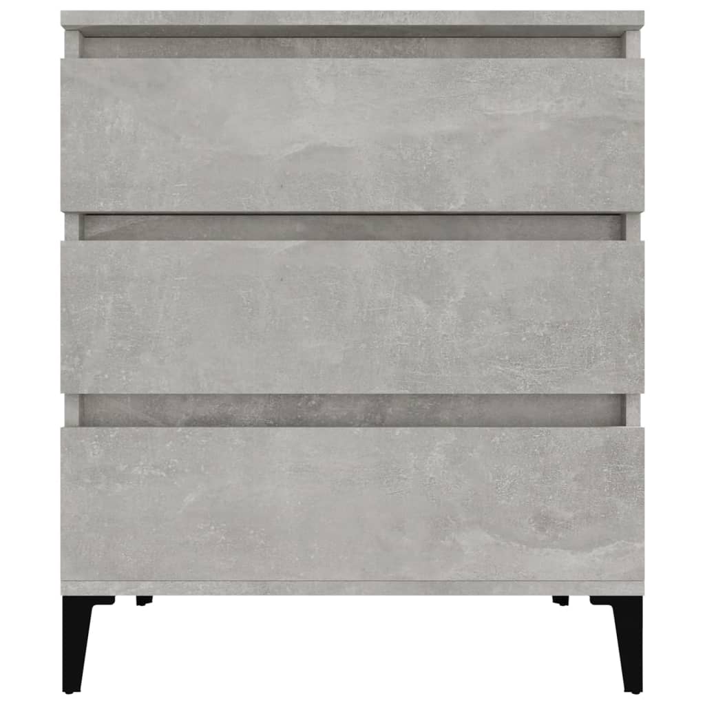 Buffet Gris béton 60x35x70 cm Bois d'ingénierie - XIOS