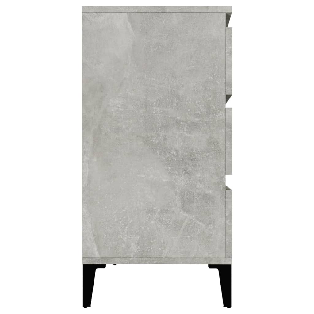 Buffet Gris béton 60x35x70 cm Bois d'ingénierie - XIOS