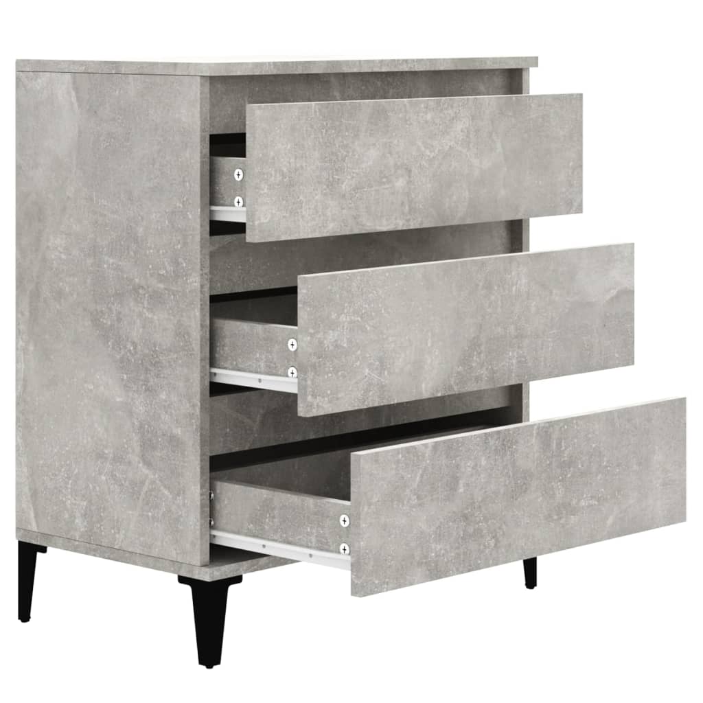 Buffet Gris béton 60x35x70 cm Bois d'ingénierie - XIOS