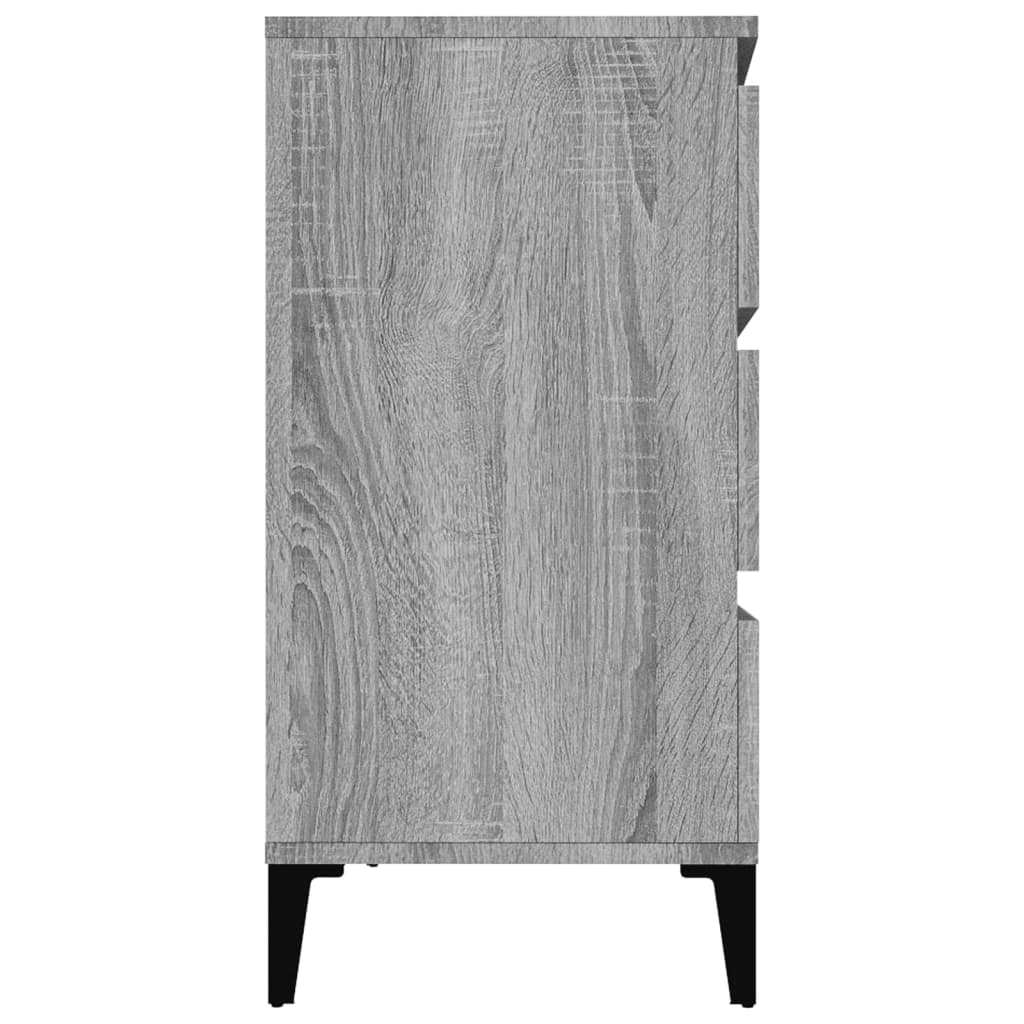 Buffet Sonoma gris 60x35x70 cm Bois d'ingénierie - XIOS