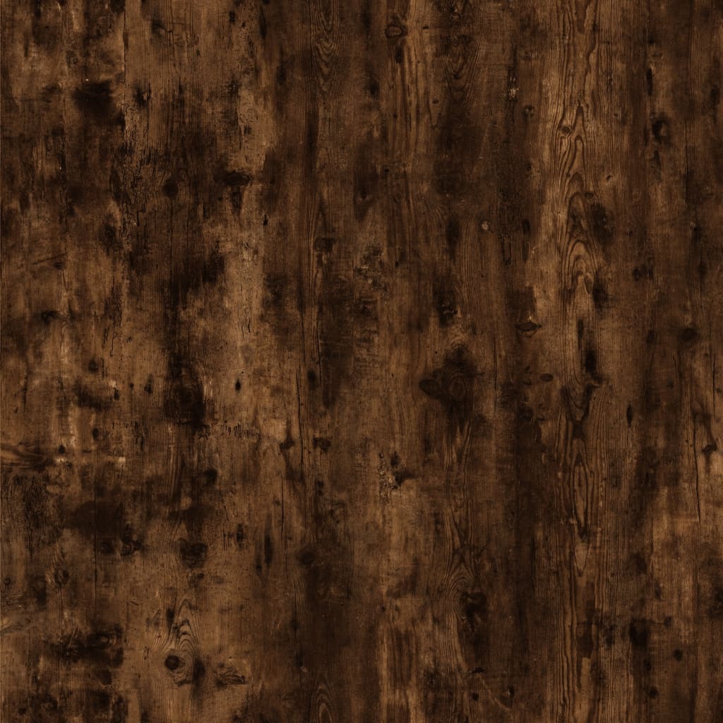 Armoire roulante Chêne fumé 60x45x60 cm Bois d'ingénierie